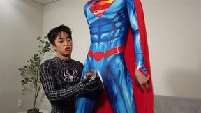 superman x spiderman cosplay