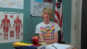 Gay Blond Twink Preston Andrews Giving Interview
