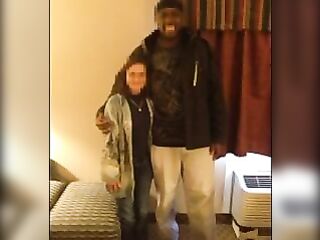 Petite white wife with giant ebony chap