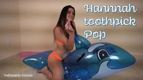 Hannnah toothpick Pop Vintage Blue dolphin - 4K