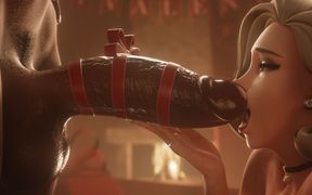 Sensual Latina Gift Curvy Big-ass Slut Devours Massive Monster Black Cock Deepthroat & Swallows Every Inch for Her Lover