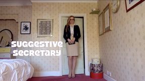 Submissive Secretary's Suggestive Interview 4K