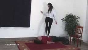 Under the feet of Mistress Natasa mp4 Sock