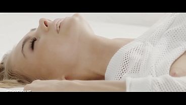 European babes Nancy A and Sabrisse enjoy first-time lesbian love