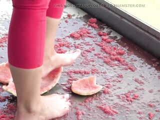 Watermelon feeding!