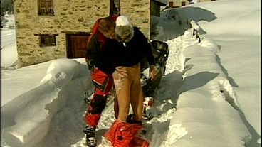 It Takes Huge Balls to be Able to Fuck a Girl in the Ass in the Snow