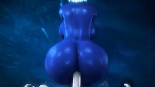 Dark elf Queen Nualia butt fucked point of view (noname55)