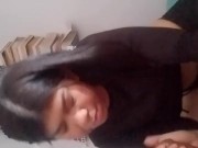 Pareja tiene cita en cine, van a centro comercial y termina en sexo romántico. Real amateur homemade