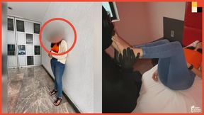 HOT LATINA SPOTTED, PICKED UP AND FEET WORSHIPPED - FOOT WORSHIP PICK UP VOL 1 - ACT I & III - DANNA