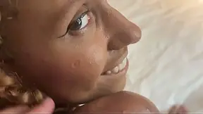 Skinny and sexy Latina girl grabs pounded by a foreigner without a condom