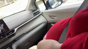 Big Ass Milf Mom With Big Tits Caught Masturbating Publicly In Car & Getting Fingered &mdash;  POV &mdash;  JOI &mdash;  Cum