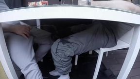 amateur boys having a  first one to piss on the other  challenge to spice up a boring game of uno, and the winner gets sucked