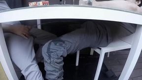 amateur boys having a  first one to piss on the other  challenge to spice up a boring game of uno, and the winner gets sucked
