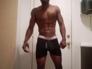 9-3" Inch Thick Uncut BBC, Surprise hidden talent revealed🤫!! Plus cumshot (3-D-POV).