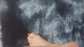 calze bianche e piedi