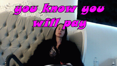 you know you will pay