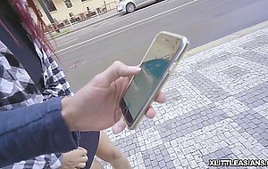 Stud buzzes Asian Paula Shys Asian pussy all day