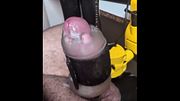 THE SLUT GETS MILKED LIVE BY AN AUTOMATIC MILKING MACHINE