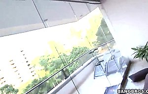 Hot latina fucked in a van