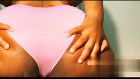 Big ass blasting farts in pink panties