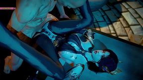Cao Ying Curves in Motion: Animated Dreamgirl - 3D Animation