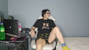 the stepson put his dick in his mother s mouth after licking her pussy.