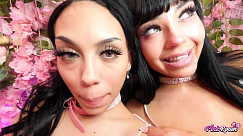 Pink Room Ep.22: Cuties Beca &amp_ Bianca Love Cock, Balls &amp_ Ass