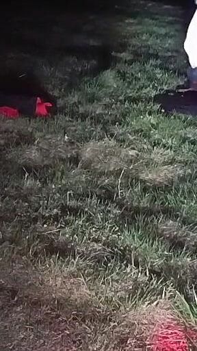 I Strip and Jerk off Outside at Night