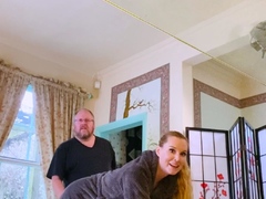 Hardcore fucking on the couch with amateur blonde