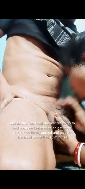 Bj by my slutty wife.
