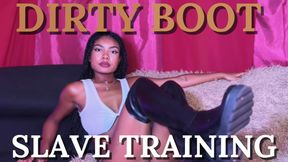 Dirty Boot Slave Training