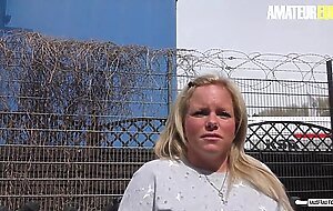 HAUSFRAUFICKEN - Hot Amateur Sex With Chubby Blonde Housewife Gina Valentina