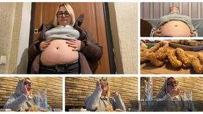 Full and bloated after the street food festival SD