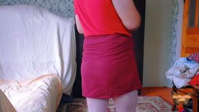 Crossdresser Kitty Amateur Teen Femboy Model Loves Making Hot Sexy Videos at Her Room