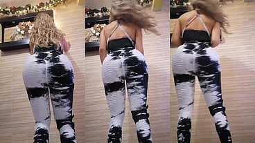 CHICA HERMOSA CULONA BAILANDO ENFRENTE DE SUS SEGUIDORES