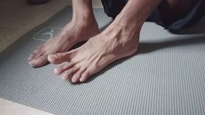 Ultimate Hairy Feet Exhibition | Close-Up Toe Wriggling & Sole Rubbing
