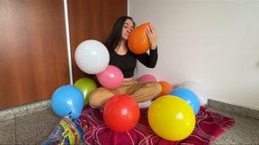 The Joy of Inflating Colorful Balloons ..!