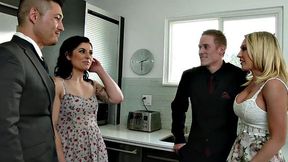 Kagney Linn Karter Fucks Fallon West's Husband In A Hot Partner Swap!