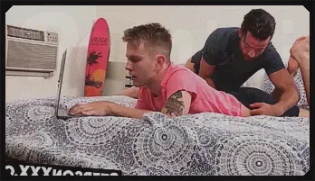 Intense Bareback Encounter: Hung Stepdad Dominates Young Stepson