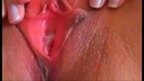 she rubs her beautiful pink butterfly puss/clit