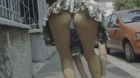 Horny Girl Masturbates in the Office