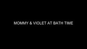 Violet Haze In Step mommy Regresses Bath Time Spanking