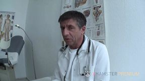 Slimy doctor pleases big-breasted nurse and dark-haired slut
