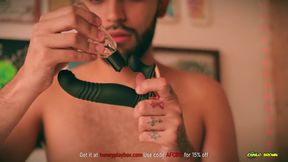 Testing Honeyplaybox Royal Prostate Massager Made Me Cum Handsfree in a Long Intense Orgasm