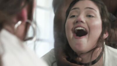 Natural knocker Alyx Star is getting nailed by black chap