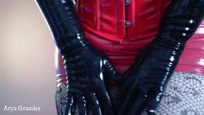 hot latex and pvc fetish video