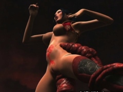 3D Babes Impregnated by Alien Monsters