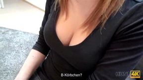 HUNT4K Watch his girlfriend Jenifer Red have sex for money