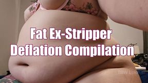 BBW Lolo - Fat Ex-Stripper Deflation Compliation (Gassy)