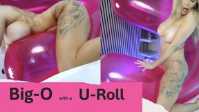 SHOSU my first ORGASM with a U-ROLL... what an AMAZING inflatable! Milf looses her u-roll virginity ;)